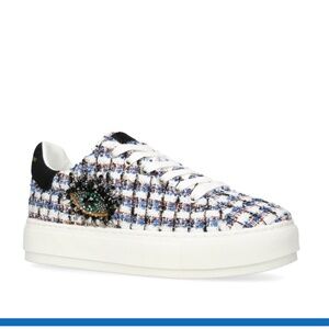 New👁️Kurt Geiger London Laney Eye Sneaker (Women)   OPEN WHITE